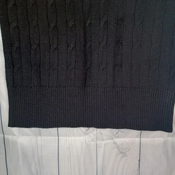 Merona lightweight black Pull-Over sweater - Picture 5 of 10